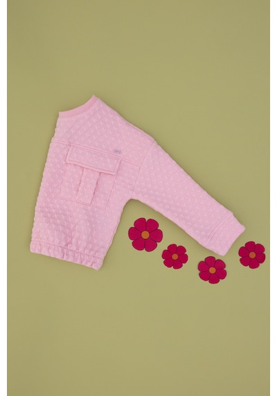 U.s. Polo Assn. Kız Çocuk Pembe Sweatshirt 50290726-vr041 Pembe