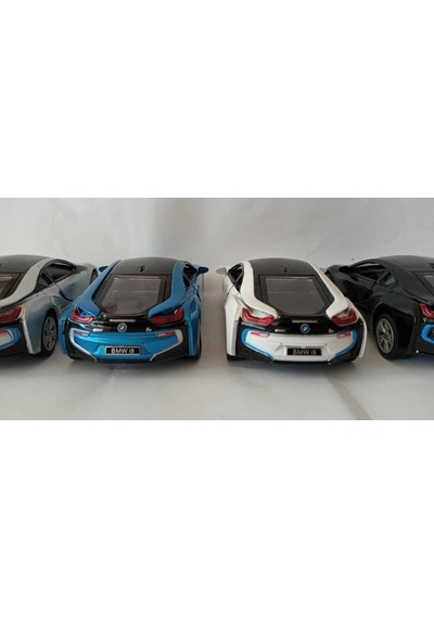 Bmw İ8 Çek Bırak Model Araç 13cm Gri