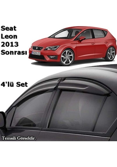 Seat Leon Cam Rüzgarlığı 4 Lü Set 2013 Sonrası