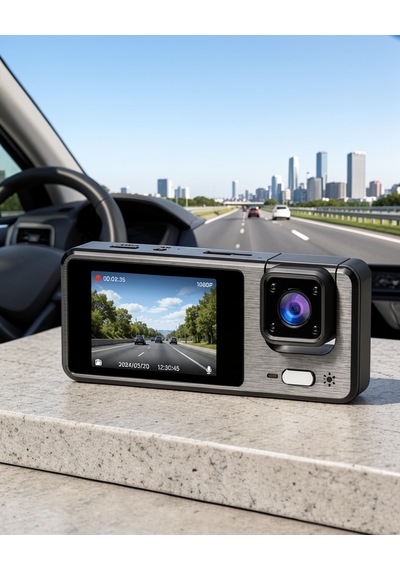 3 Kameralı Araç Kayıt Cihazı 1080p Ön Kamera 2'' Ekran Xuczzzq301kamera-2-1