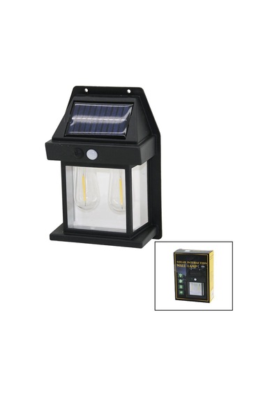 2 Lamba Solar - Sensörlü Aplik Duvar Lambası Dış Mekan 5.5v - 1w - 1800mah Bx40
