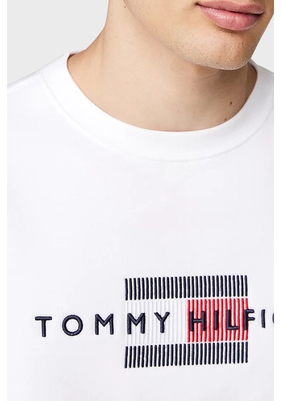 Tommy Hilfiger Erkek Sweat Mw0mw35541 Ybr Beyaz BEYAZ Beyaz