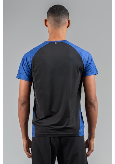 Maraton Regular Erkek Bisiklet Yaka Saks T-shirt Saks Mavi