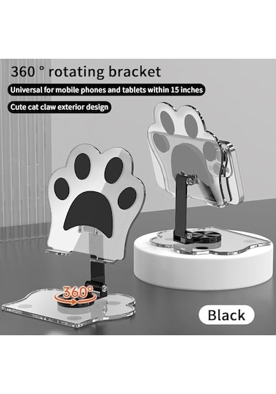 360 Derece Dönebilen Kedi Patili Telefon Ve Tablet Standı Tutucu Film Vs İzlerken Kullanmak İçin Dönebilen Stand Şeffaf İphone Ve Xiaomi İle Uyumlu Dönebilen Stand Telefon Tutucu 360 Derece Dönebilen Kedi Patili Telefon Ve Tablet Standı Tutucu Film Vs İzlerken Kullanmak İçin Dönebilen Stand Şeffaf İphone Ve Xiaomi İle Uyumlu Dönebilen Stand Telefon Tutucu
