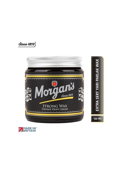 Morgan's Strong Wax Vintage Heavy Grease - Zor Saçlara Özel Güçlü Tutuşlu Wax 120 Ml