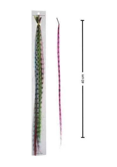 Hair Feather Saç Tüyü - Asorti Çok Renkli