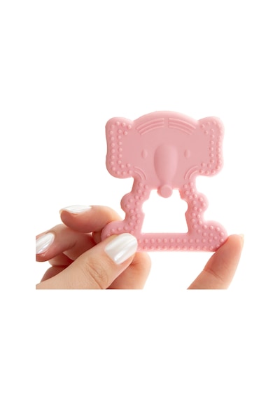 Babyjem Yumuşak Diş Kaşıyıcı Fil Pembe