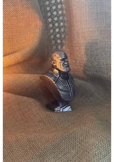 Kazanova Design Thanos Büst Figür 10 Cm Marvel Avengers Masaüstü Dekoratif Hediyelik