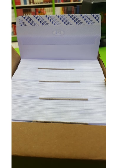 Asil Doğan Zarf Mektup Kare Beyaz 114*162 70 Gr 100 Lü N11.179