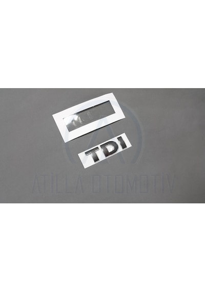 VOLKSWAGEN CADDY 2003-2010 TDİ BAGAJ YAZISI KROM