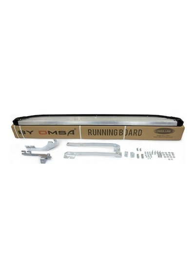 Omsa Line Range Rover Vogue 2013-2021 Blackline Mat Siyah Alüminyum Alınlı Yan Basamak