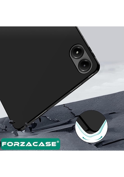 Forzacase Xiaomi Redmi Pad 2 Pro 12.1 Inch Tablet İle Uyumlu Silikon Kılıf Siyah - Fc155 Arka Kapak