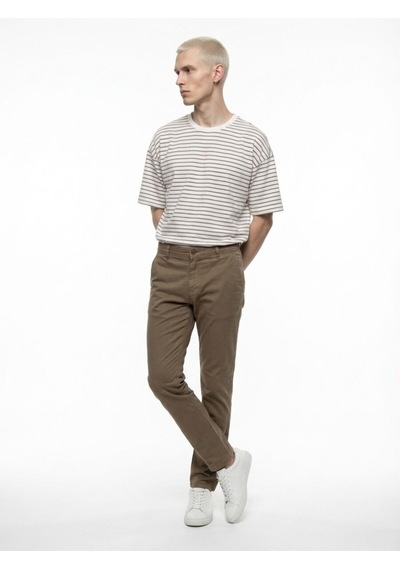 Regular Fit Erkek Pantolon Dark Camel