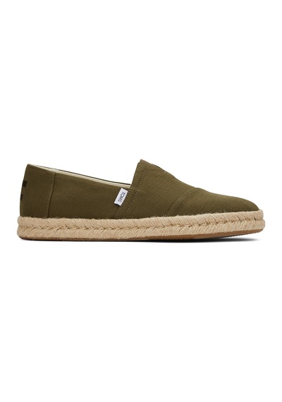 10019899 Dark Olive Green Espadril Erkek 10019875 10019866 10019870 10019899 Toms Alpargata Rope 2. 10019899 Dark Olive Green
