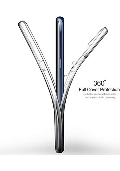 Mate 20 Pro İçin Kılıf 6 Tarafı Tam Full Koruma 360 Clear Soft Şeffaf Mate 20 Pro İle Uyumlu Kılıf - Şeffaf 50 x 22
