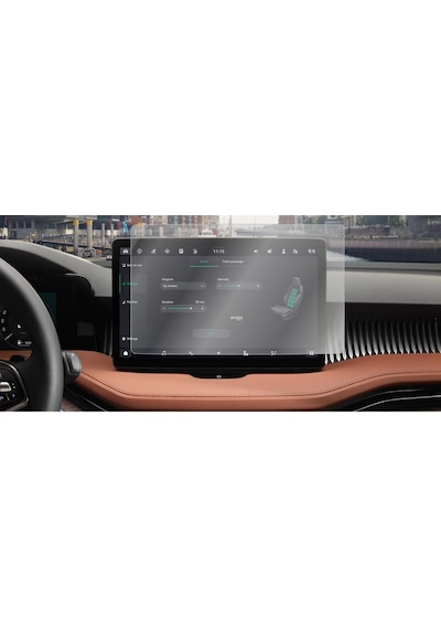 Skoda Superb 10 İnç Mat Ekran Koruyucu Multimedya Şeffaf