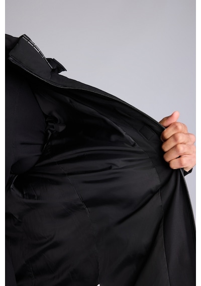 Defacto Su İtici Rüzgar Geçirmez Slim Fit Kapüşonlu Fermuarlı Cepli Kışlık Mont A3519ax26wnbk81 Siyah-bk81