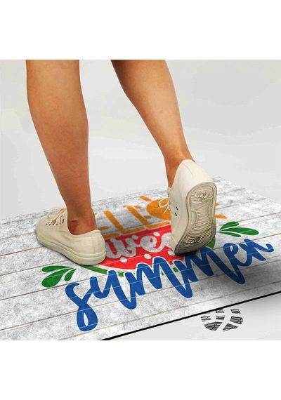 Kapı Önü Paspası - Modern Ve Şık Kapı Paspası Ev, Ofis Ve Dış Mekân Kullanımı İçin Hello Sweet Summer Diğer