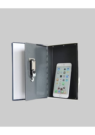 Gizli Kitap Kasa - Metal Gövdeli Anahtarlı
