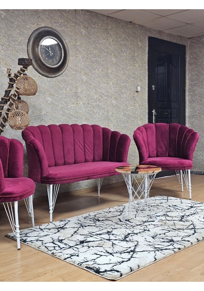 Zafir Beyaz Boyalı Tel Ayak Papatya Çay Seti Koltuk Takımı , Balkon, Salon, Ofis, Cafe Koltuk Takımı Bordo Zafir Beyaz Boyalı Tel Ayak Papatya Çay Seti Koltuk Takımı , Balkon, Salon, Ofis, Cafe Koltuk Takımı Bordo
