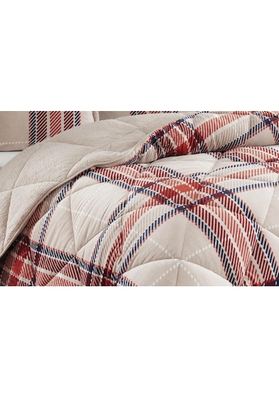 Merinos Comforter Yorgan Set 220x240 Anna Mavi Renkli