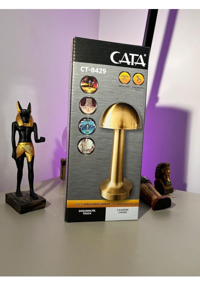 Cata Ct-8429 Lizbon Şarjlı Masa Lambası 3 Kademe Çok Renkli