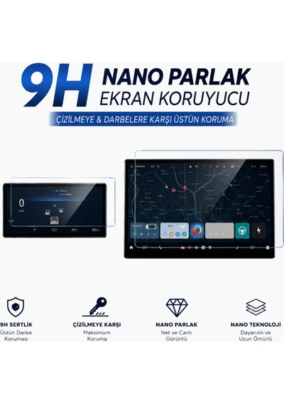 Chery Tiggo 8 Ekran Koruyucu Multimedya Ve Dijital Gösterge