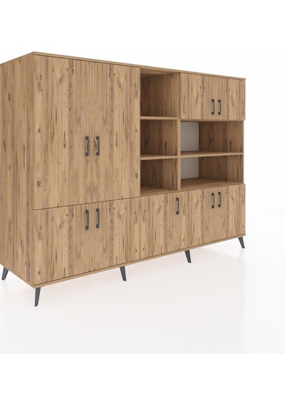 Kronos Dolap 14 Raflı 9 Kapaklı 220x59x163 Çam-çam Çam-çam Kronos Dolap 14 Raflı 9 Kapaklı 220x59x163 Çam-çam Çam-çam