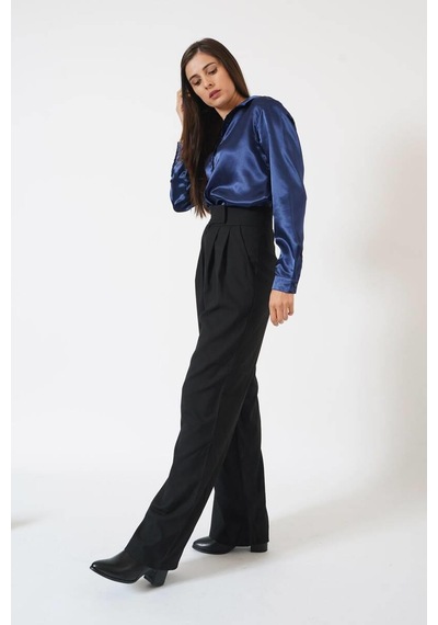 Ckm Moda Harriet Yüksek Kalite Kadın Pantolon Siyah