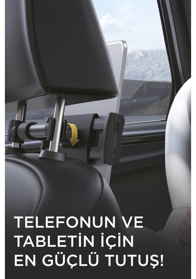 Torima JX-050 Ayarlanabilir Arka Koltuk Telefon Tablet Tutucu Siyah