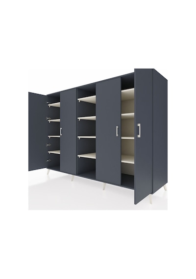 Kronos Dolap 12 Raflı 4 Kapaklı 220x59x163 Antrasit-antrasit/ayta Antrasit-antrasit/aytaşı Kronos Dolap 12 Raflı 4 Kapaklı 220x59x163 Antrasit-antrasit/ayta Antrasit-antrasit/aytaşı