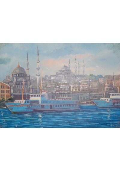 Boğaz'da Nostaljik Vapur Ve Tarihi Yarımada