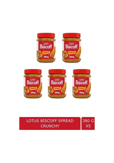 Biscoff Spread Crunchy 380 G X 5
