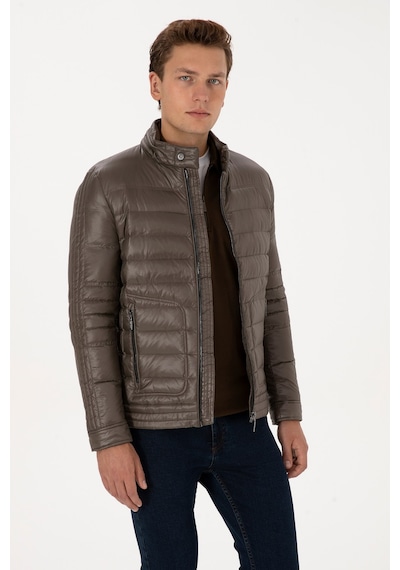 U.S. Polo Assn. U.s. Polo Erkek Slim Fit Kaz Tüğü Spor Mont 2246527 More25k Vizon