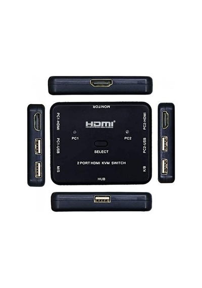 2 Port Hdmı Kvm Switch Anahtarlı Hdmı Kvm Switch 2 Giriş 1 Çıkış