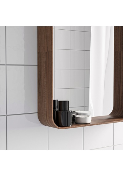 Ikea Dvärgsyren Duvar Aynası 40x50 Cm Kahverengi
