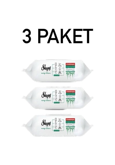 Sleepy Yüzey Temizlik Mendili Havlusu 3x100 300 Yaprak Tekli