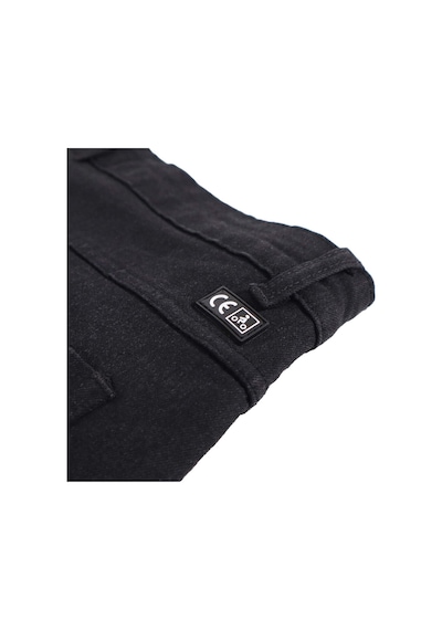 4riders Patrol Cordura Denim Korumalı Kadın Motosiklet Kot Pantolonu Siyah