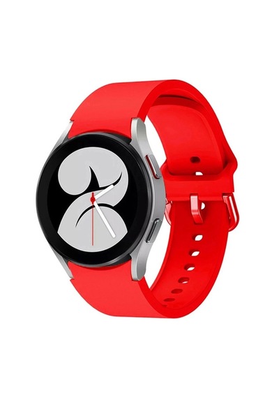 Mey İthalat Samsung Samsung Uyumlu Galaxy Watch 4 Klasik Kordon - Kırmızı