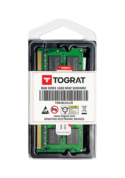 Tograt TGR16LS11/8 8 GB DDR3L 1600 MHz CL11 Notebook Ram