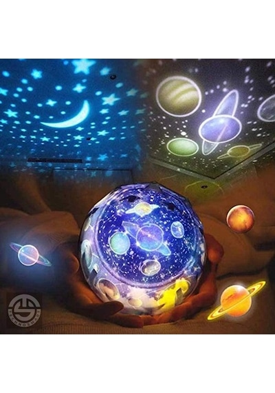Technosmart Yeni Nesil Star Master Projeksiyon Gece Lambası Renkl