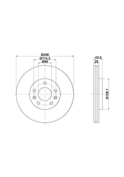 Renault Laguna Ön Fren Disk 2008-2012 402060002 Ayd50270 2.0 Dcı