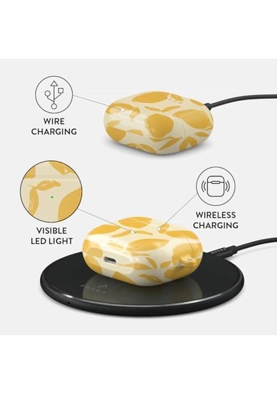 Apple Airpods 3 İle Uyumlu Kılıf, Lemon Tart