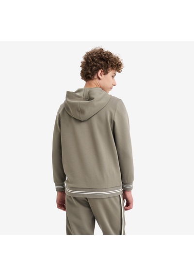 Lescon Haki Çocuk Fermuarlı Kapüşonlu Sweatshirt 26n-3130