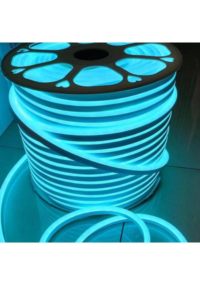 Sunlight Yüksek Lümenli Neon Led 50 Metre Turkuaz