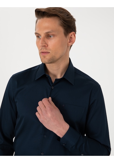 Pierre Cardin Erkek Lacivert Gömlek Basic 50302972-vr033 Lacivert