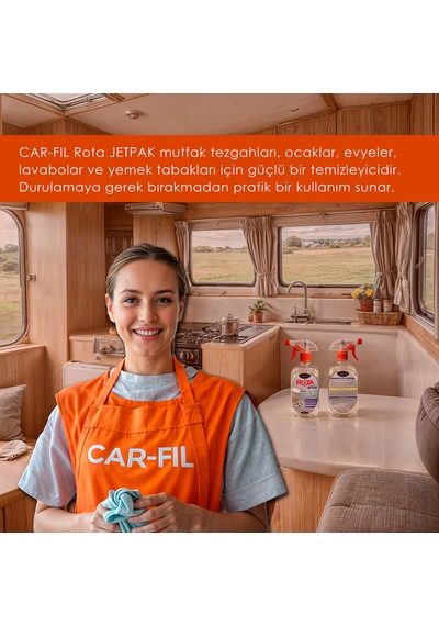 Car-fil Jetpak Susuz Temizlik, Yağ Çözücü Ve Kireç Önleyici
