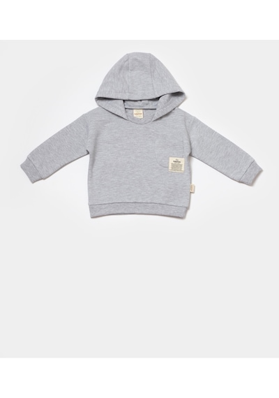 BabyCosy Organik Kapüşonlu Sweatshirt & Pantolon Seti 001