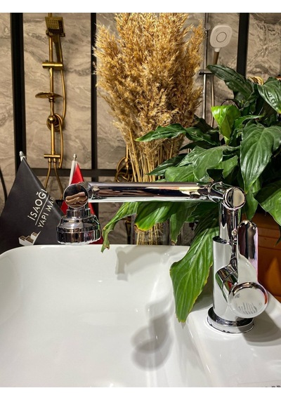İsaoğlu Yapı Lavabo Bataryası Fonksiyonel Banyo Musluk 360 Derece Hareketli Robotik Batarya Diğer