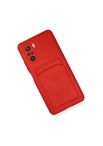 Newface - 44 - Xiaomi Mi 11i Kılıf Kelvin Kartvizitli Silikon - Glblseme - - Kırmızı